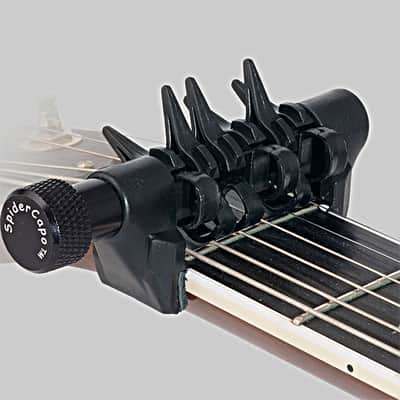 Creative Tunings Spider Capo The Studio Grade Capo Black image 1