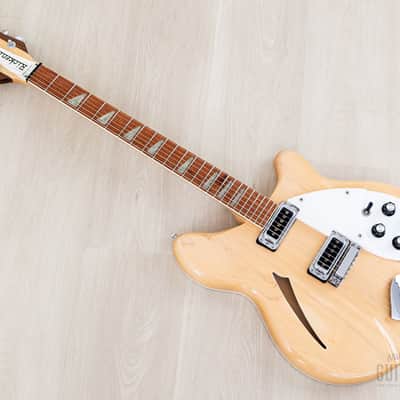 1995 Rickenbacker 360 Semi-Hollow Guitar Mapleglo, Mint Condition w/ Case, Hangtags image 12
