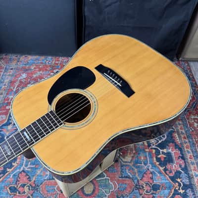 Morris D41 Style X-Braced Dreadnought Model W50 Jacaranda MIJ - 1970's image 6