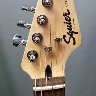 Squier By Fender Stratocaster Guitar Cream image 3