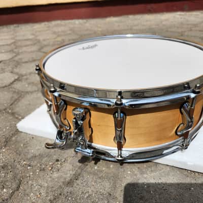 Pearl STA1450MM SensiTone Premium 14x5" Maple Snare Drum 2014 - 2020 - Satin Maple image 5