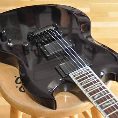 ESP LTD VIPER 1000 FM STBLK See Thru Black / Viper-1000 Deluxe Series / Made In Korea / from 2004 / W0404979 image 5