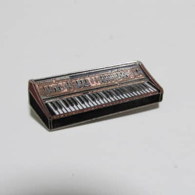 Vintage 1980's Crumar Performer Synthesizer Enamel Pushback Lapel Pin RARE! image 1