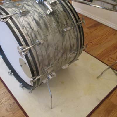 Vintage Ludwig Super Drums, Sky Blue Pearl, Date Stamped 1967 - Outstanding! image 9