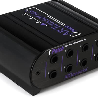 ART TPatch 8-point 1/4 inch TRS Balanced Patchbay image 1