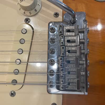 Greco SE 500 Stratocaster 1980 - Colorful, three tone sunburst image 5