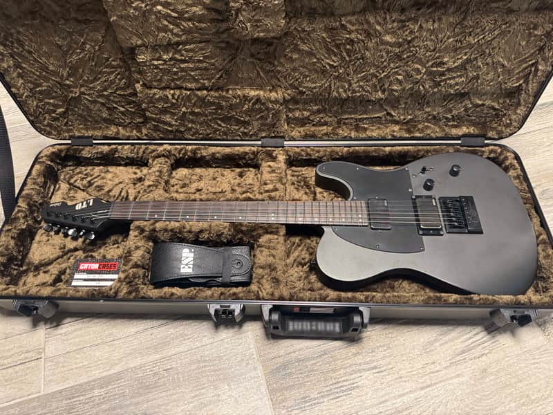 ESP LTD TE-1000 Evertune 2021 - Present - Charcoal Metallic Satin image 1