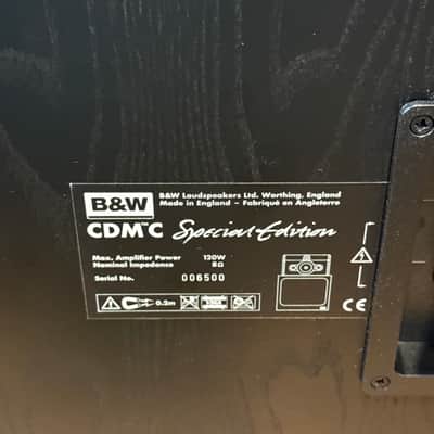Bowers and Wilkins CDM-C Special Edition Center Speaker Home Theater Black B&W image 13