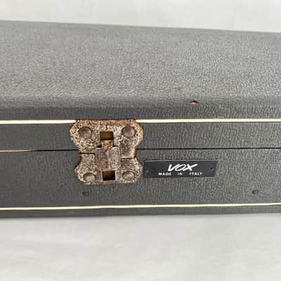 Vintage Vox Phantom VI 1960's Teardrop Hard Case with Keys Super Clean & Rare image 11