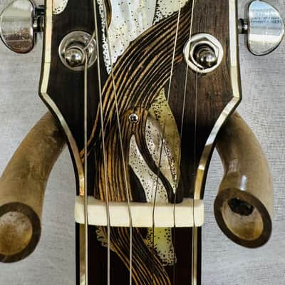 Blueberry Handmade Hollow Body Electric Guitar Rapunzel Motif image 6