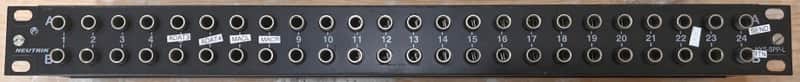 Neutrik Modular 48-Point 1/4" TRS Balanced Patch Bay NYS-SPP-L - Excellent Condition image 1