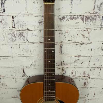 Vintage 1970s Epiphone FT-120 Acoustic Guitar - Made in Japan with Original Case image 3