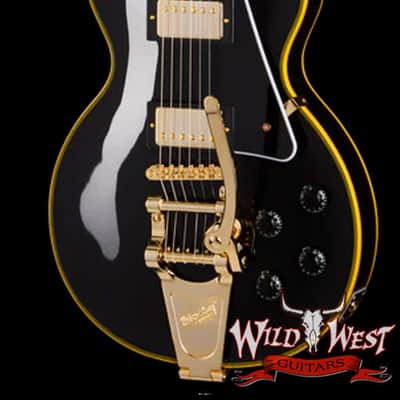 Epiphone Joe Bonamassa 1959 Les Paul Custom with Bigsby Antique Ebony 9.95 lbs image 1
