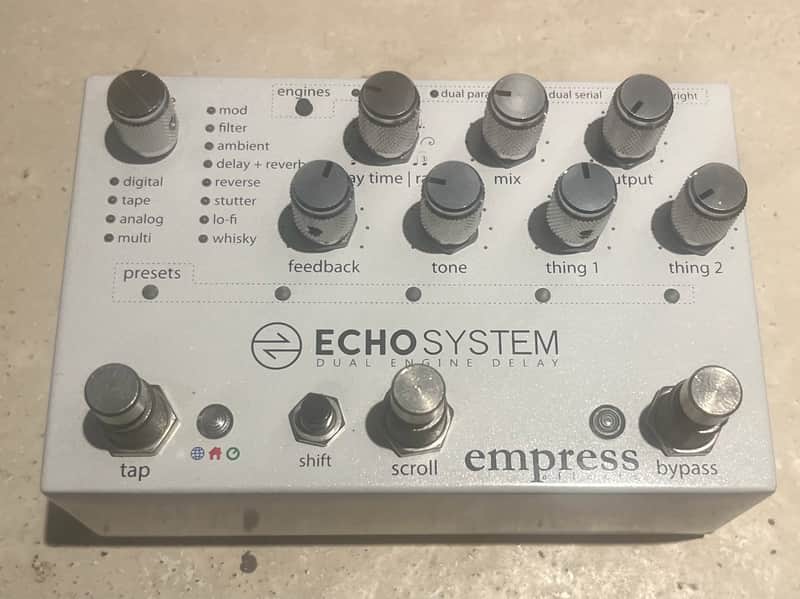 Empress Echosystem Dual Engine Delay 2010s - White image 1