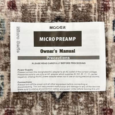 Mooer US Gold 100 British Style Dual Channel Preamp Guitar Effect Pedal! image 8