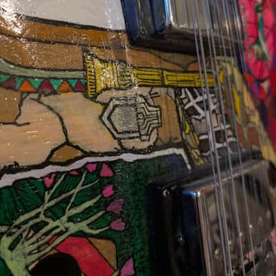 Ibanez AS7312-TCR Artcore custom rainbow image 4