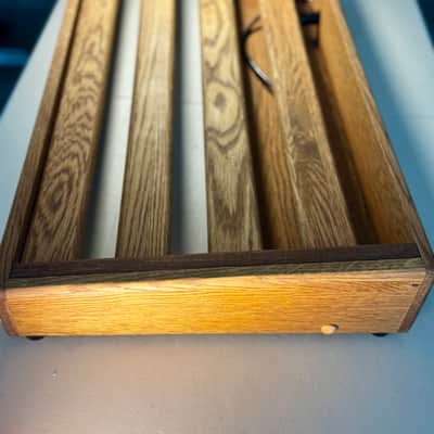 Nell Audio Custom Hardwood Pedalboard – IEC Power, I/O Patch Bay, PSU Shelf 2026 - Natural image 9