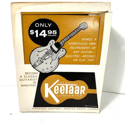 Vintage Geraci Keetaar guitar player NOS still in the box Keetaar 1970s  - Nostalgia image 4
