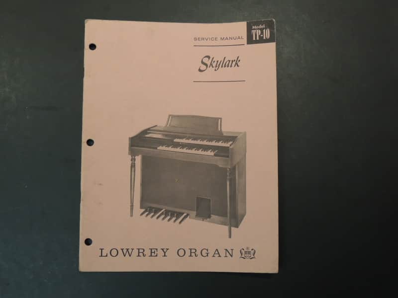 Lowrey Model TP-10 Service Manual