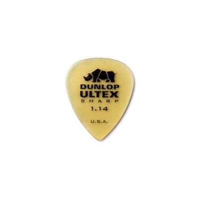 Dunlop Ultex Sharp Guitar Picks 1.14mm (6-Pack) - Set of Picks image 1