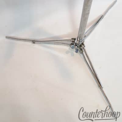 *Ludwig WFL Flat-Base Snare Drum Stand Chrome Vintage Flush Chicago 50s Chrome* image 2