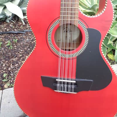 Del Rio/Pasaye Bajo Quinto 2019 Transparent Red image 2