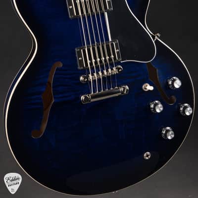 2024 - Gibson ES-335 Figured Custom Color Deep Ocean Burst 8.1 #233240186 image 6