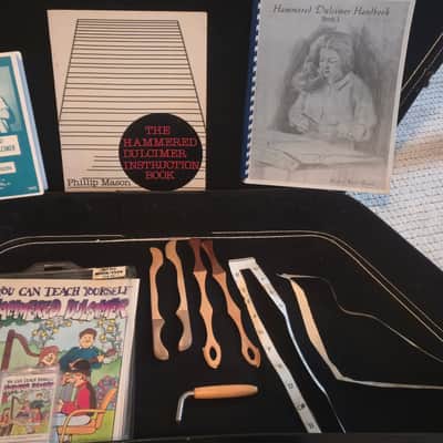 HAMMERED Dulcimer Pigeon River Music/ Dale Ward Pigeon River string instruments Hammered Dulcimer 1990's vintage Excellent Conition image 8