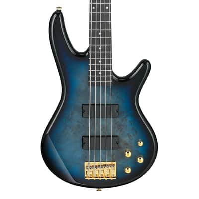 Ibanez GSR205PCTMU Gio SR 5-String Bass Guitar - Transparent Marine Burst image 1