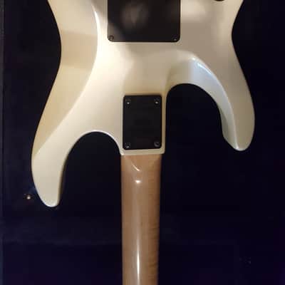 Kramer ProAxe Standard 1989 Pearl White w/OHSC Vintage Seymour Duncan Trembucker Hotrail image 13