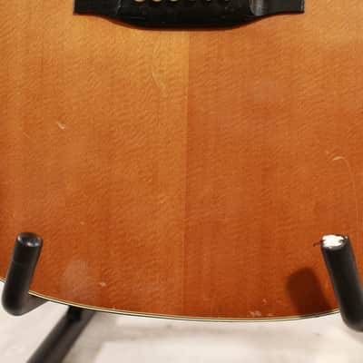 Project Repair 1970's Ventura V6 Square Shoulder Dreadnought Acoustic Guitar w/ Case image 12