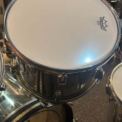 Ludwig Big Beat Late-70s 24" 4-piece Stainless Steel Drum Kit image 15