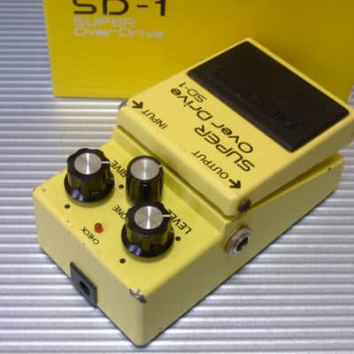 The First Year Sep 1981 Boss SD-1 Super OverDrive w/ Original Box / MIJ Made in Japan image 2