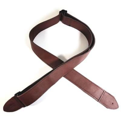 Brown Premium Leather Guitar Strap-Light Brown Leather Guitar Strap -100% Leather Guitar Strap-Acoustic, Electric Bass Guitars image 3