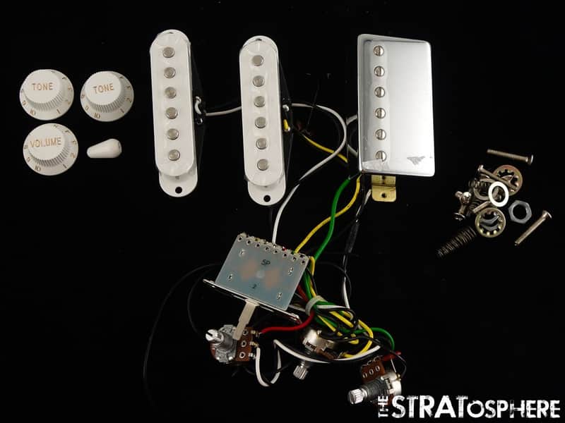 Fender FSR Squier Affinity Series Strat HSS PICKUPS POTS & KNOBS, Stratocaster image 1