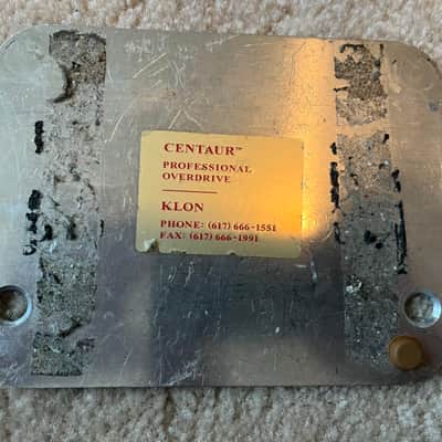 Klon Centaur Professional Overdrive Gold  (Horsie) 90s serial #638 image 4