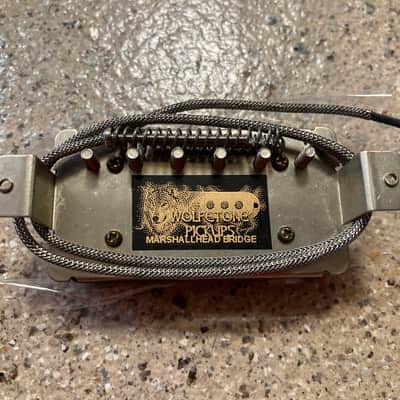 Wolfetone Marshallhead Bridge Black Humbucker Guitar Pickup image 2