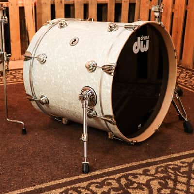 DW Collector's Ultra White Marine Drum Set - 20,10,12,14 - SO#1193535 image 2