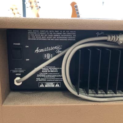 Fender Acoustasonic SFX 2-Channel 2 x 80-Watt 1x8" / 1x10" Acoustic Guitar Amp 1999 - 2003 - Brown image 8