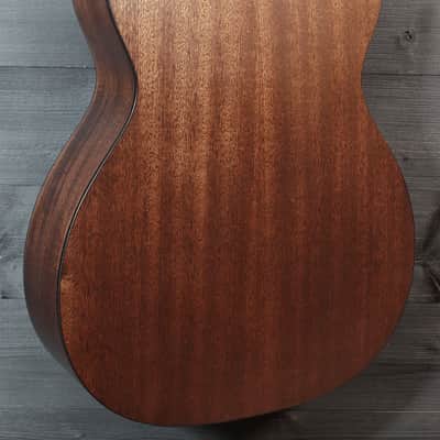 Martin OMC-10E Modern Burst Acoustic-Electric Guitar | Solid Sapele / Spruce Orchestra Model Cutaway image 12