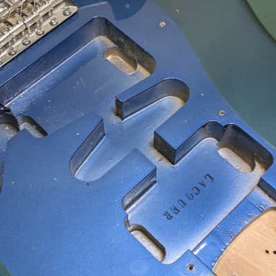 Gary Levinson Blade Nitrocellulose Lacquer Stratocaster 90's Metallic Blue image 18
