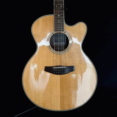 Yamaha CPX700II-12 12-String Acoustic-Electric Guitar 2010s - Natural image 1