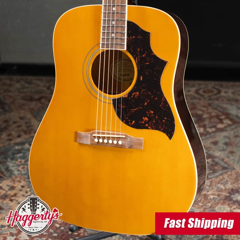 Epiphone Hummingbird Tribute Acoustic Guitar - Antique Natural image 1