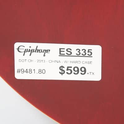 Epiphone ES 335 DOT CH 2013 - CHERRY image 7