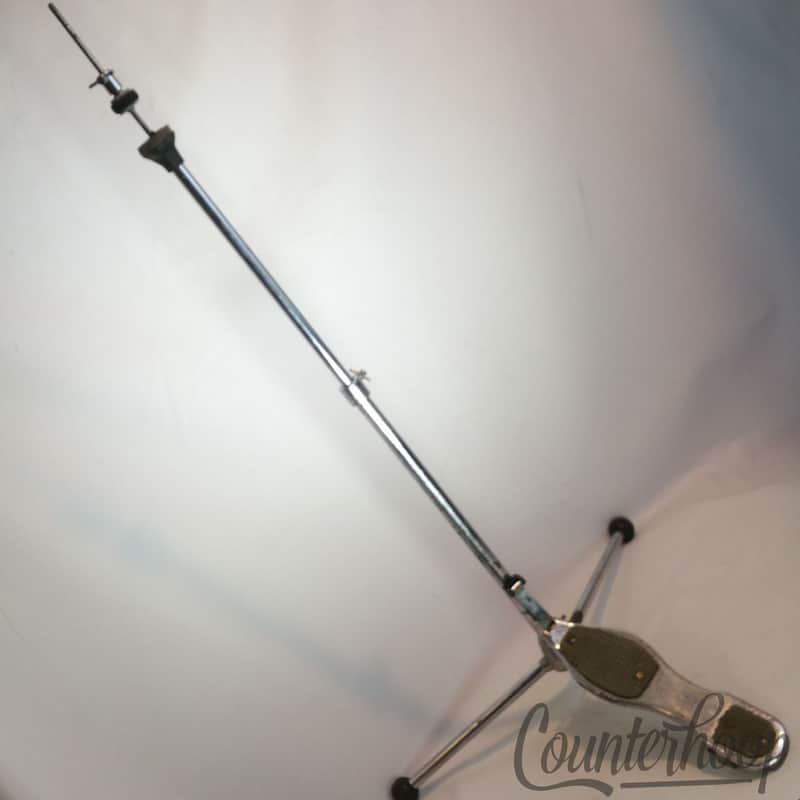 *Sonor Flat-Base Hi-Hat Cymbals Stand Vintage 60s Teardrop Germany Chrome Flush* image 1