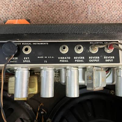 1966 Fender Blackface Pro Reverb Combo Amp image 12