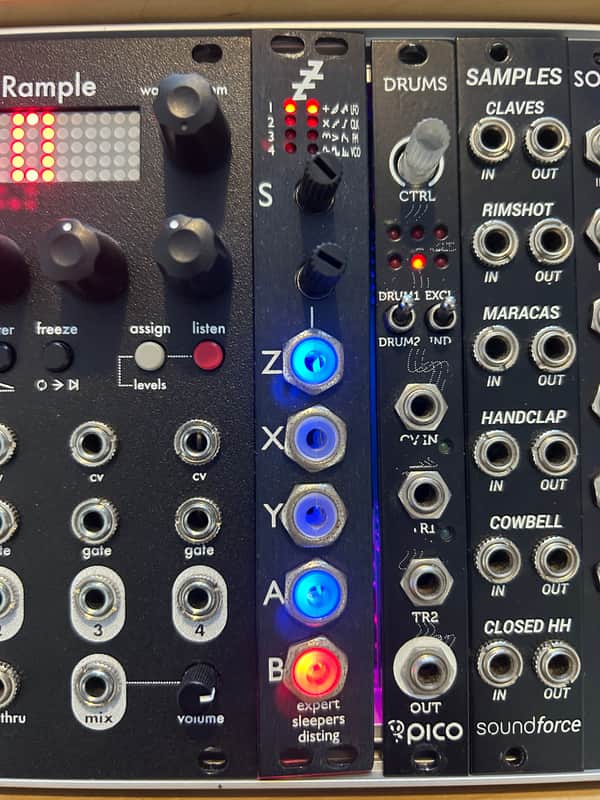 Expert Sleepers Disting MK2 Multifunction Eurorack Synth Module 2015 - 2016 - Black image 1
