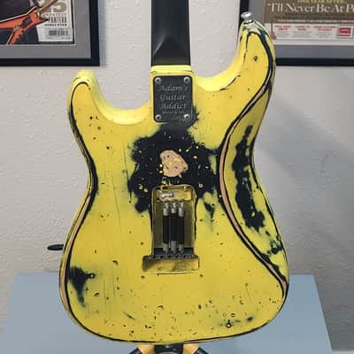 Partscaster Stratocaster Relic SSS or? 2020s - Yellow Relic image 10