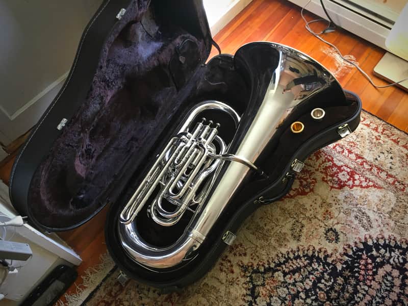 Besson Sovereign BE-981 Compensating EEb Tuba w/hard & soft cases image 1