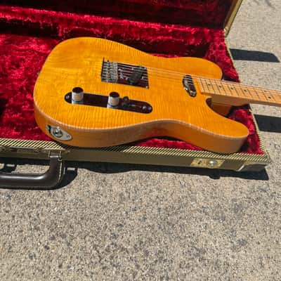 2012 - Fender Select Carved top Telecaster (Amber) image 14